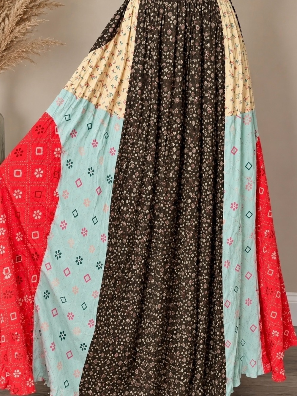 VERB by Pallavi Singhee maxi skirt from Anthropologie. Size 0 Gold Details